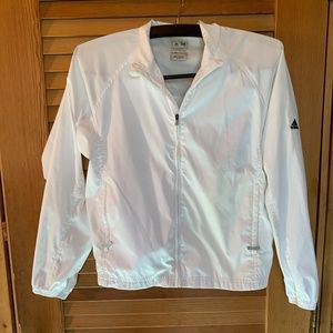 White Adidas Windbreaker